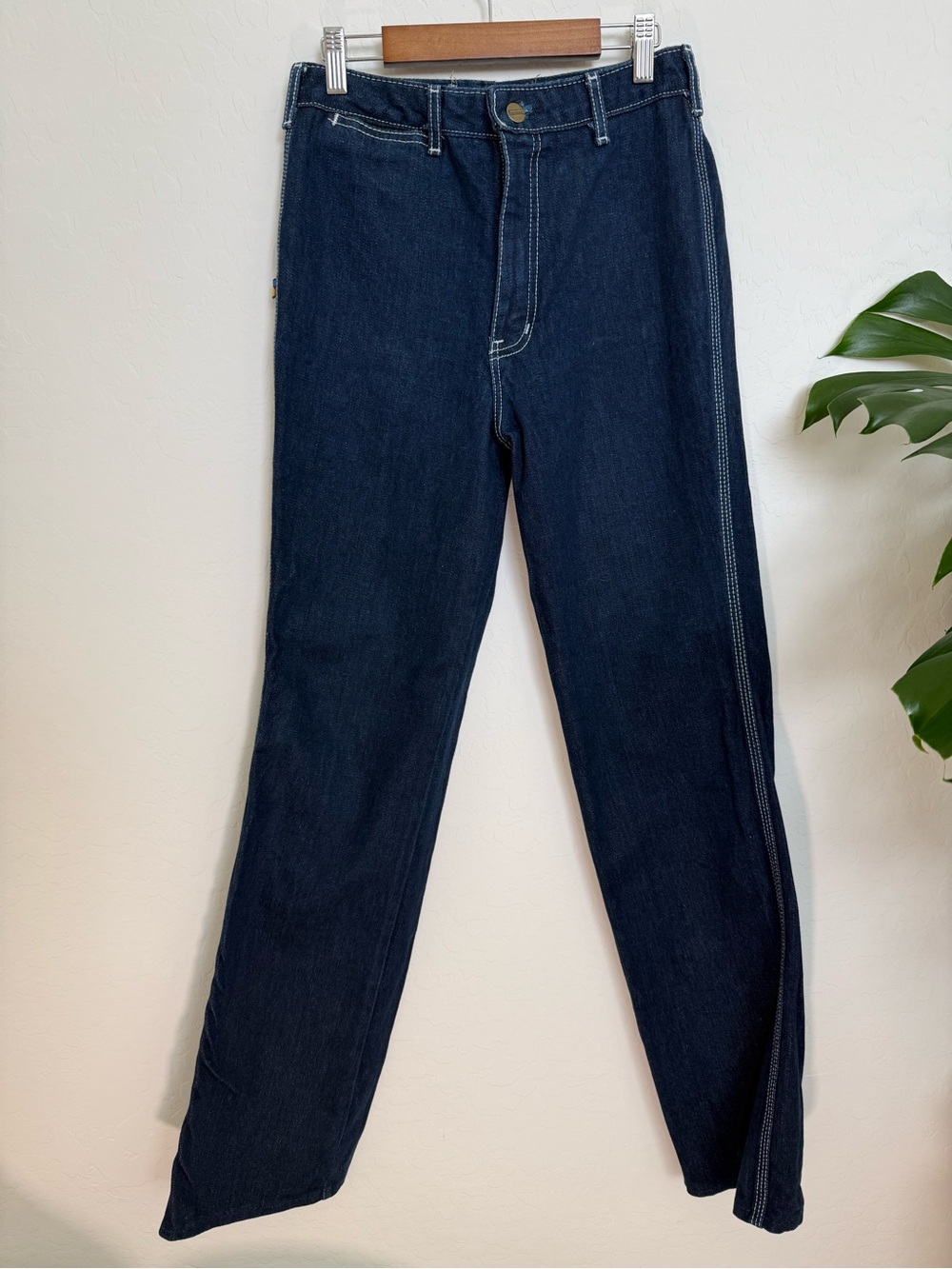 Vintage Women’s Dark Blue Denim Jeans